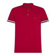 Monotype Flag Cuff Polo Shirt