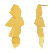 Courage Waterproof Geometric Statement Earring 18K Gold Plating