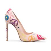 Elegant Pink Højhælede Pumps