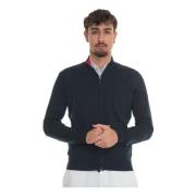 HRL080 cardigan with double slide fastener