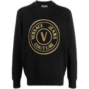 3D Embro Sweater Sort/Guld Herre