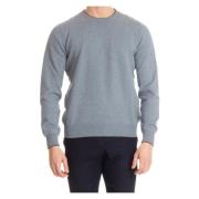 Klar Blå Crew Neck Sweater