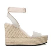 Multifarvede Læder Espadrilles Sandaler