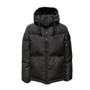 Sort Ripstop Puffer Jakke