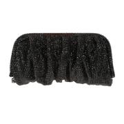 Jet Black Venus Grande Clutch Taske