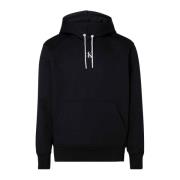 Stilfuld Sort Blokerende Hoodie