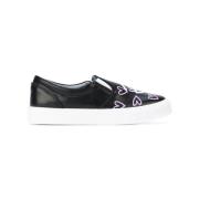 Sort Slip-On Hearts Sneakers