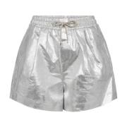 Elegant Læder Crackle Shorts Knickers