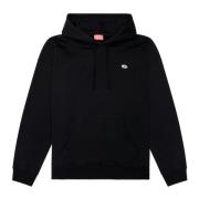 Herre Sweatshirt i Bomuld med Oval D-Patch