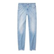 Øko-Denim Skinny Pusher med X-Lommer