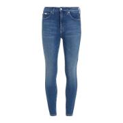 Højtaljede Skinny Jeans