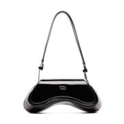 Glossy Play Crossbody Taske Sort