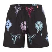 Sporty Beach Volleyball Surfing Swim Shorts