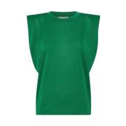 Lurex Crew-Neck Top