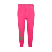 Joggingbukser i bomuld, Pink Fluo