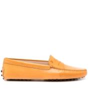 Orange Penny Loafer Slip-On Sko