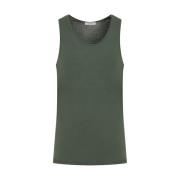 Grøn Rib Tank Top