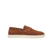 Tan Suede Loafers