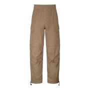 Beige Bomuld Cargo Bukser