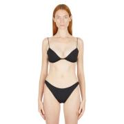 Fin Stropløs Bikini Top Almond