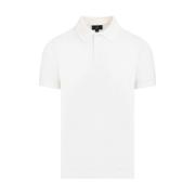 Off White Bomuld Polo Skjorte