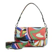 Farverig Crossbody Taske