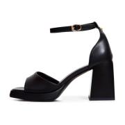 Elegant High Heel Sandaler - Sort