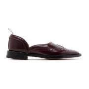 Burgundy Læder Brogues