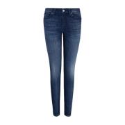 Blå Super Skinny Dame Jeans