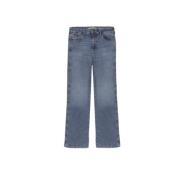 Stone Linen High Waist Jeans