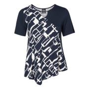 Geometrisk Print Bluse Magrethe Sia