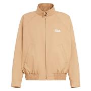 gabardine oversized bomber