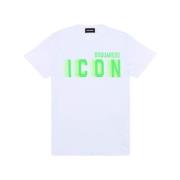 Fluorescerende Logo T-shirt