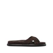 Brun Sandal Tøfler