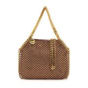 Mesh Crystal Mini Taske Falabella Stil