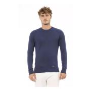 Blå Modal Crew Neck Sweater