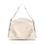 Beige Skuldertaske til Kvinder AW23