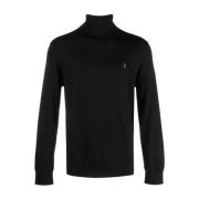 Sort Polo Pullover Sweater