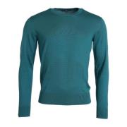 Mørkegrøn Silke Crew Neck Sweater