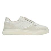 Luksus Beige Velour Sneakers