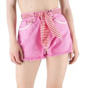 Kvinders Denim Patch Shorts