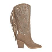 Glitter Fringes Boot Kvinder Hæl