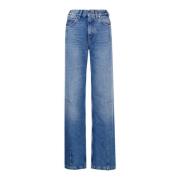 Wide Leg Denim Jeans