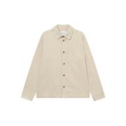 Casual Slub Twill Overshirt