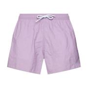 Broderet logo badeshorts - Rose