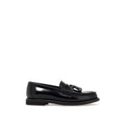 Minimal Tassel Kalveskind Loafers