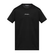 T-shirt med logo