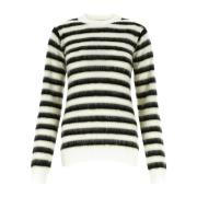 Stilfuld Uld Broderet Sweater