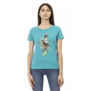 Action Light Blue Bomuld T-Shirt