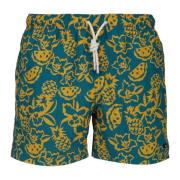 Tropisk Print Badeshorts